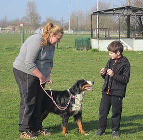 Marie et Farah, Bouvier Bernois